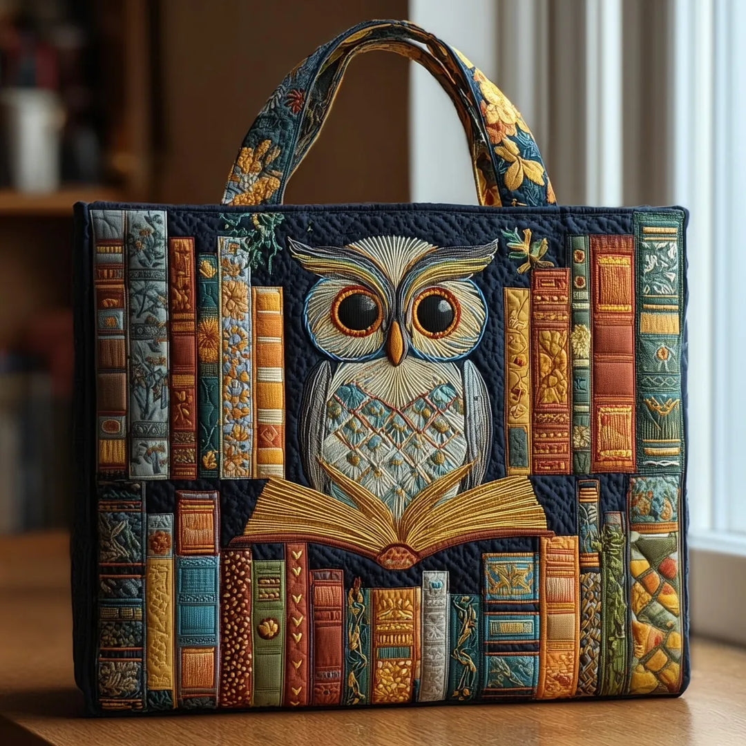 Bag - Owl and Old Books