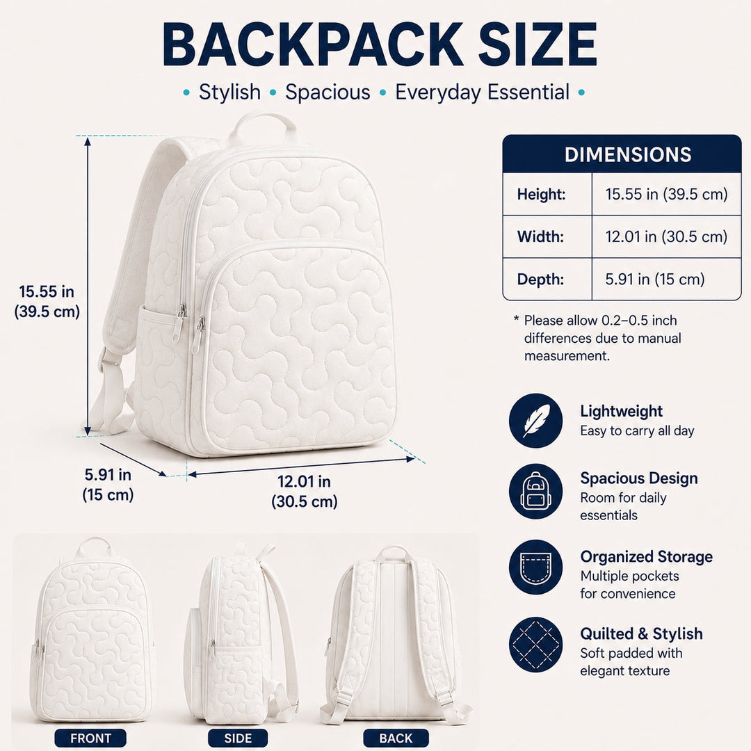 Desert Cactus Quilted Backpack QV02