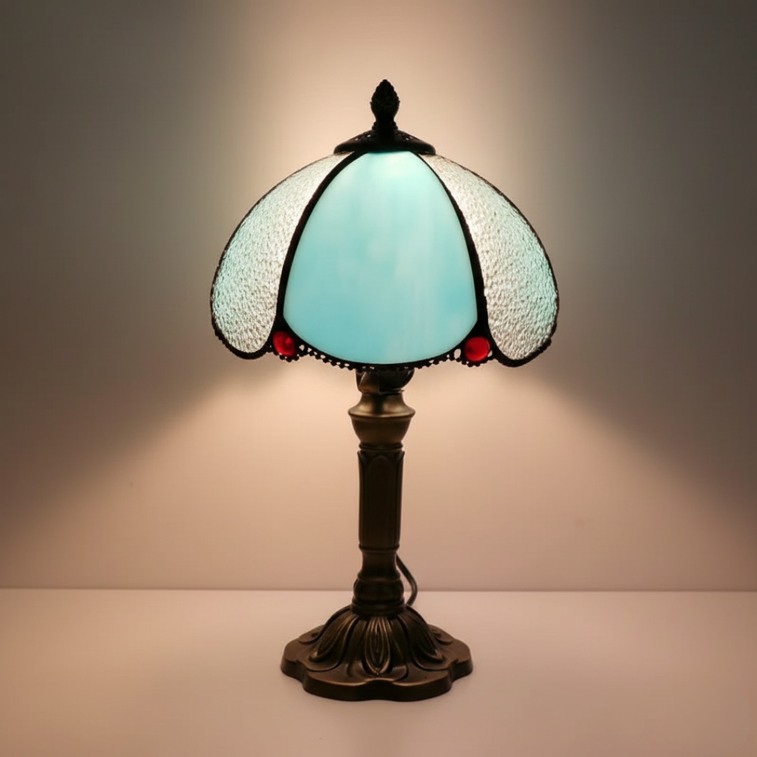 AZURIA | LUXURY BLUE GLASS LAMP