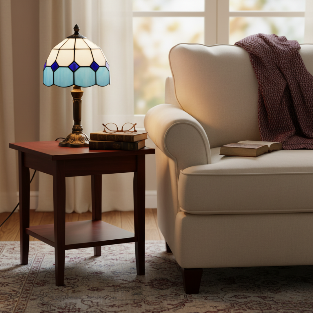 LUMORA | VINTAGE DANCING LAMP IN OCEAN LIGHT