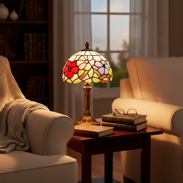 ROSAVIA | COLORED TIFFANY STYLE LAMP