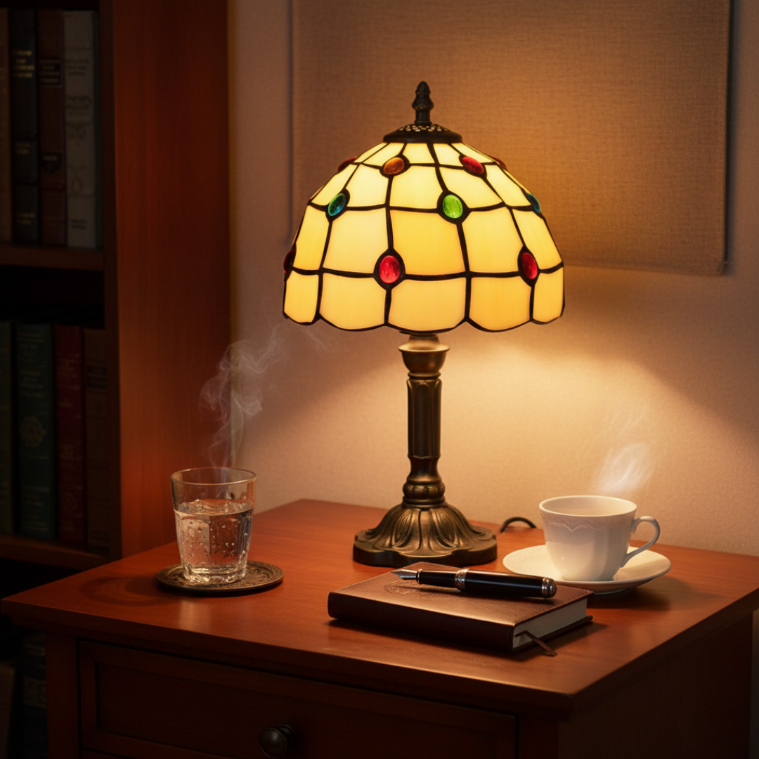 VINTARA | SHINY GOLD WINDOW LAMP