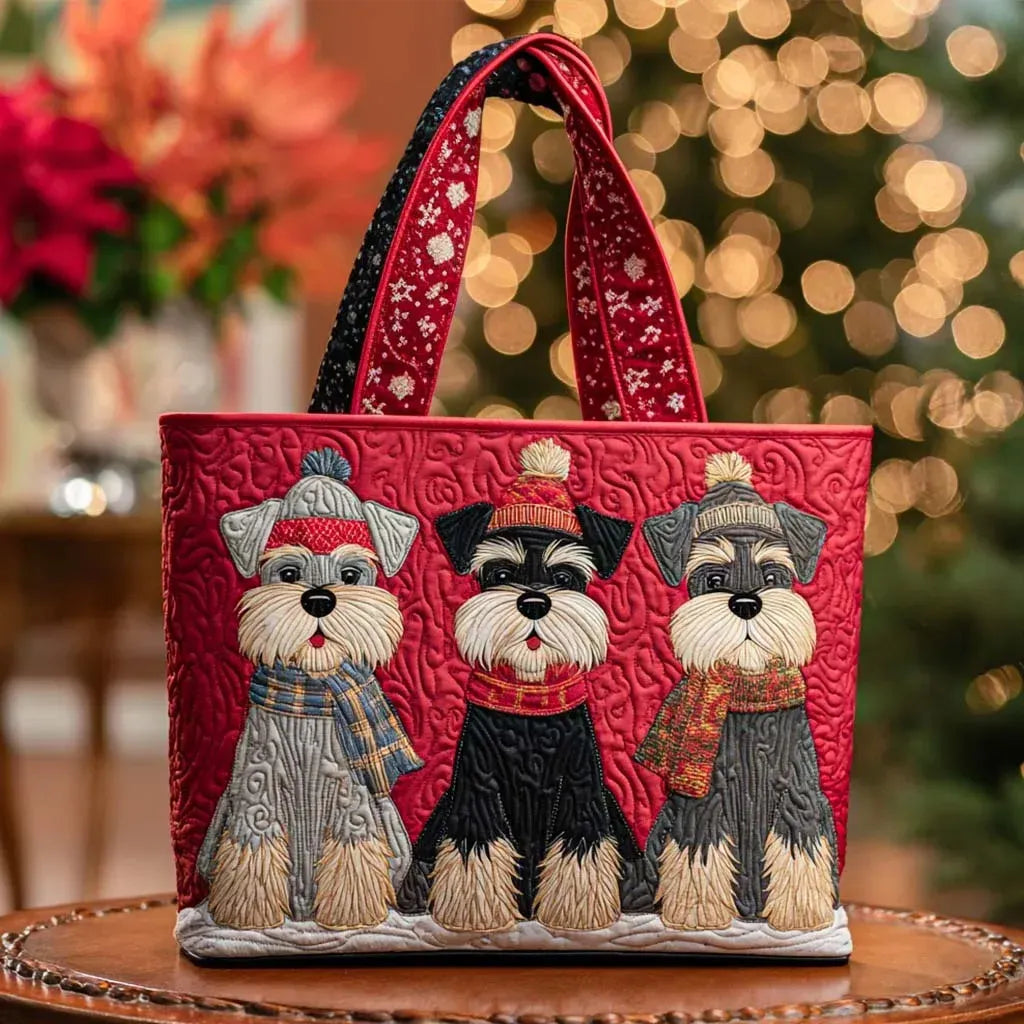 Trio Schnauzer Dog Handbag