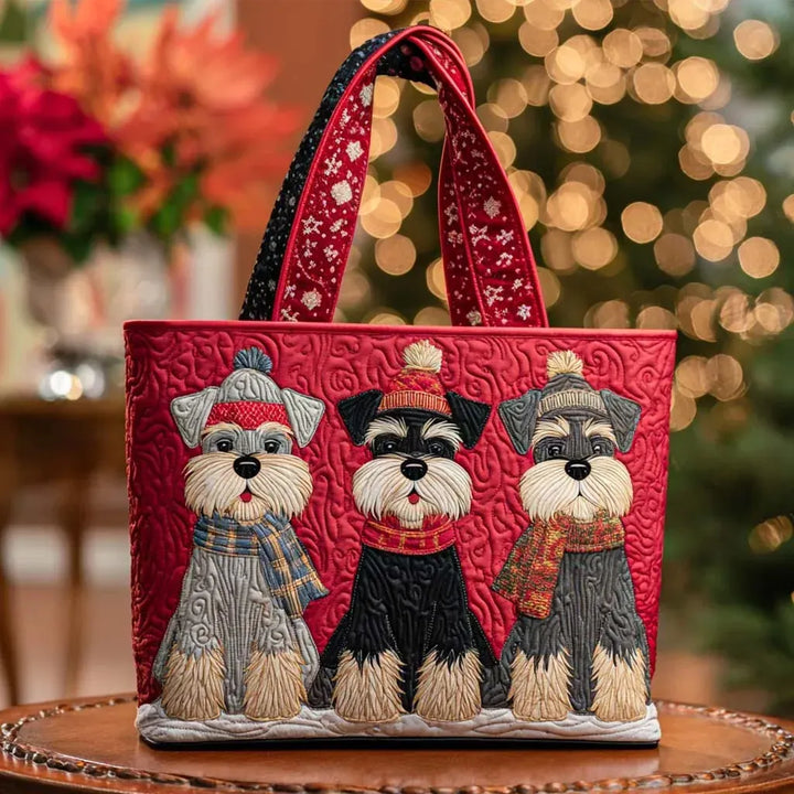 Trio Schnauzer Dog Handbag