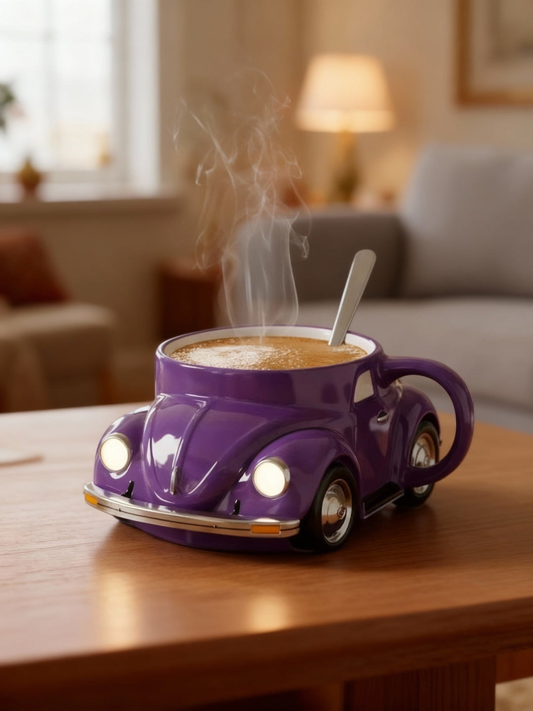 BEETLEBREW | Purple Mug with Car Design