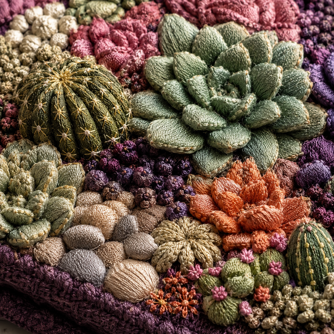 Succulent Garden Tote Bag