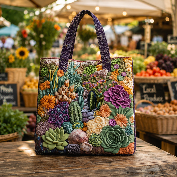 Succulent Garden Tote Bag