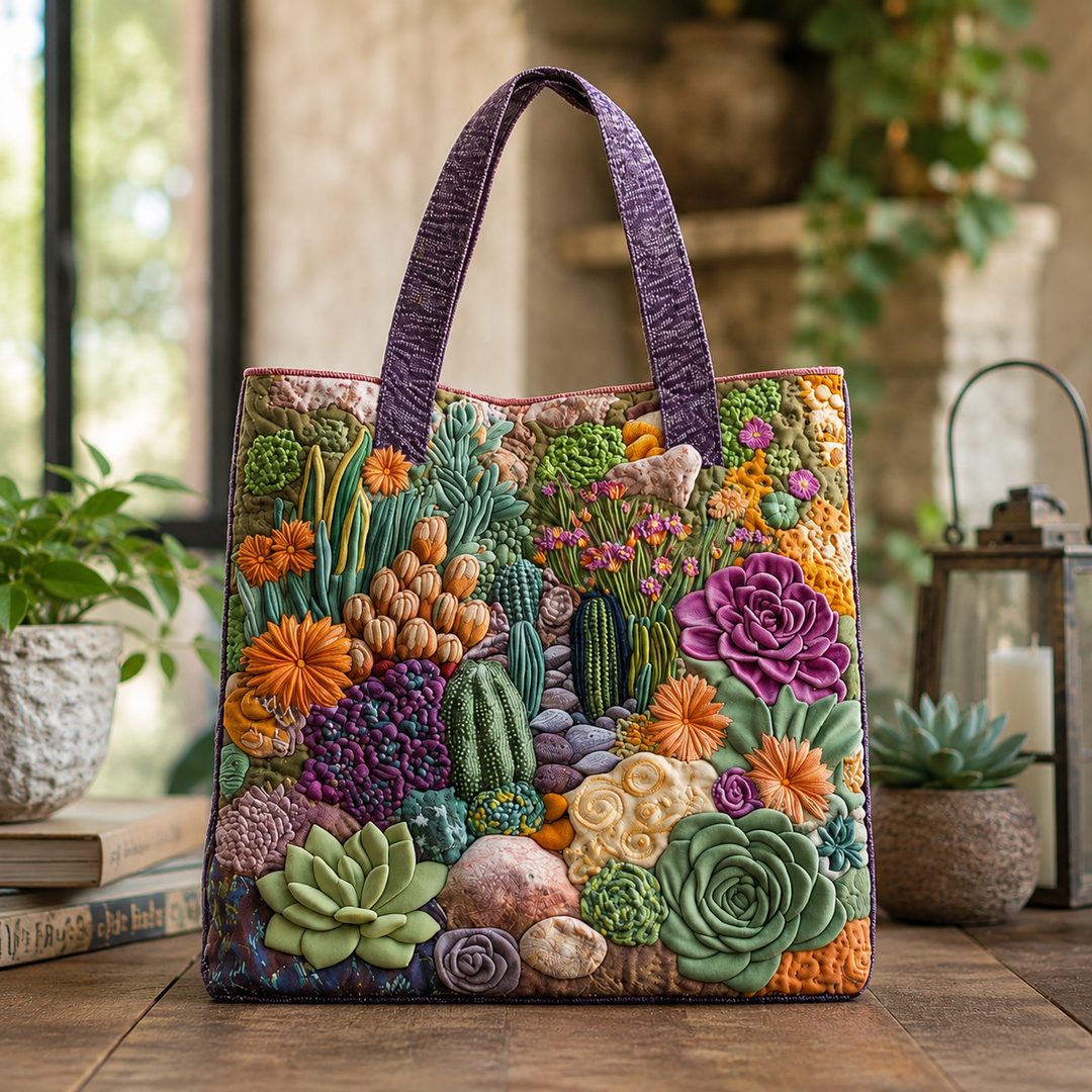 Succulent Garden Tote Bag