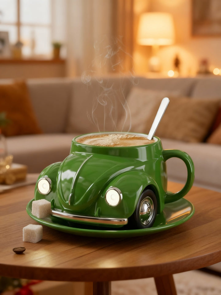 CARISTA | Classic Car Pattern Espresso Cup