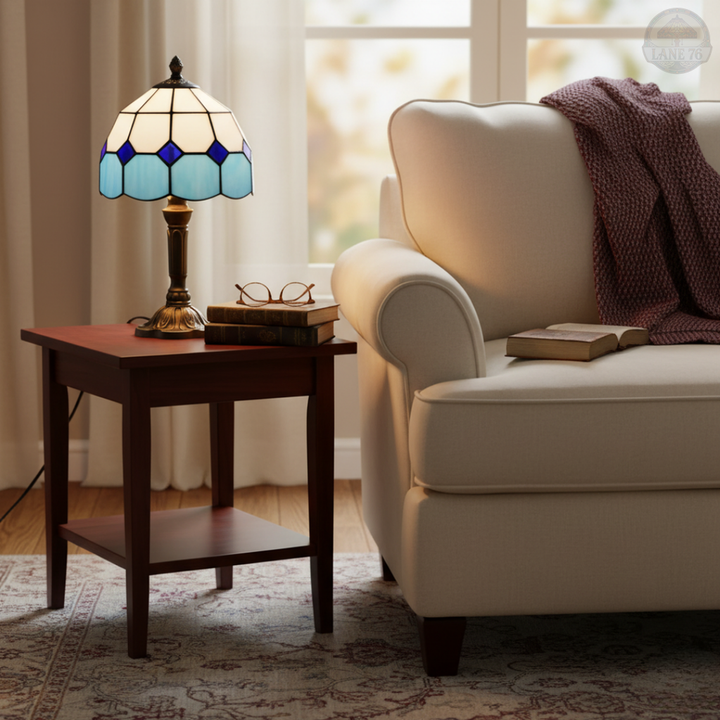 Zamračené myšlenky | Stolní lampa ve stylu Tiffany