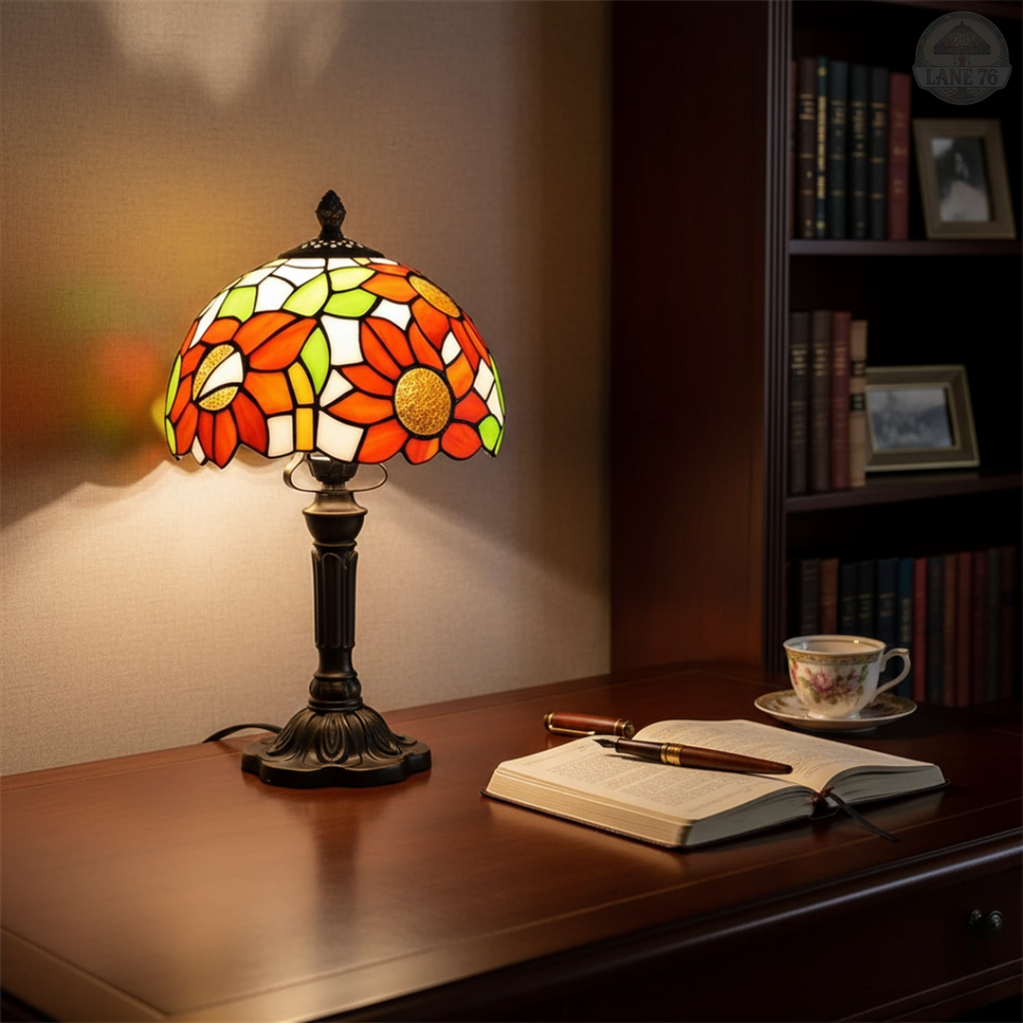 Květinová louka | Stolní lampa ve stylu Tiffany