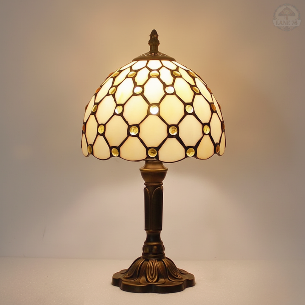 Zlatá želva | Stolní lampa ve stylu Tiffany