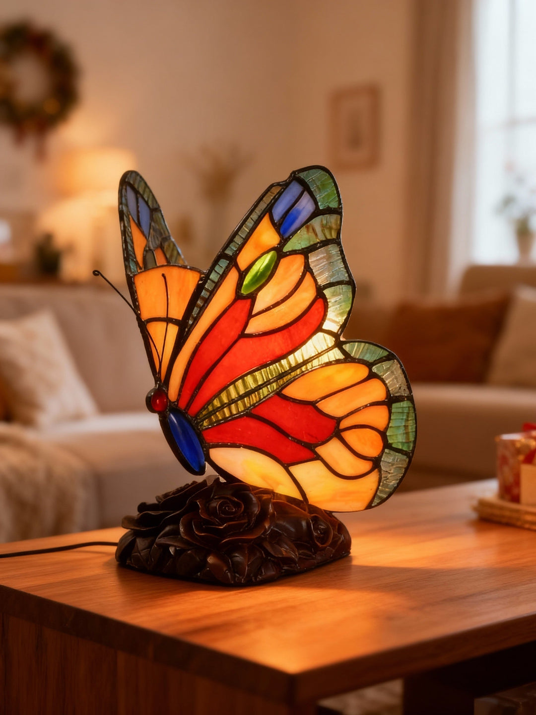 LUMIFLY | Art Deco Style Butterfly Pattern Lamp