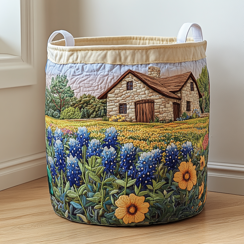 Meadow House Woven Laundry Basket