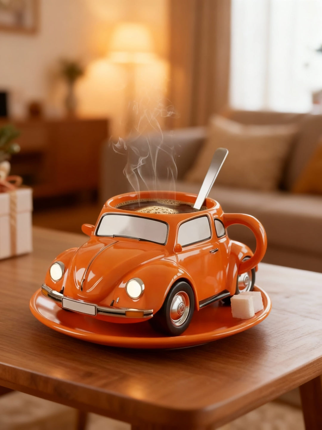ORANGECUP | Retro car patterned mug