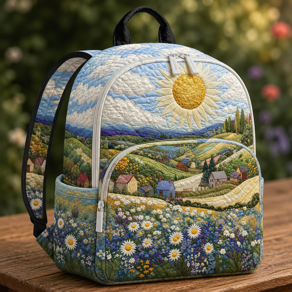 Landscape Quilted Backpack TG09