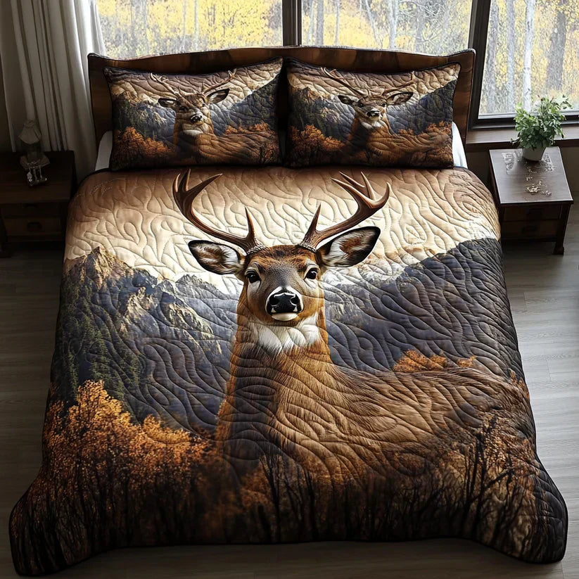 3dílné polstrované povlečení - Lesní zvířata