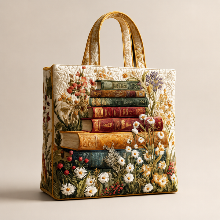Floral Print Tote Bag