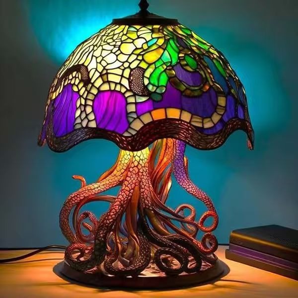 DEEPGLOW | Nautical Lamp with Octopus Motif