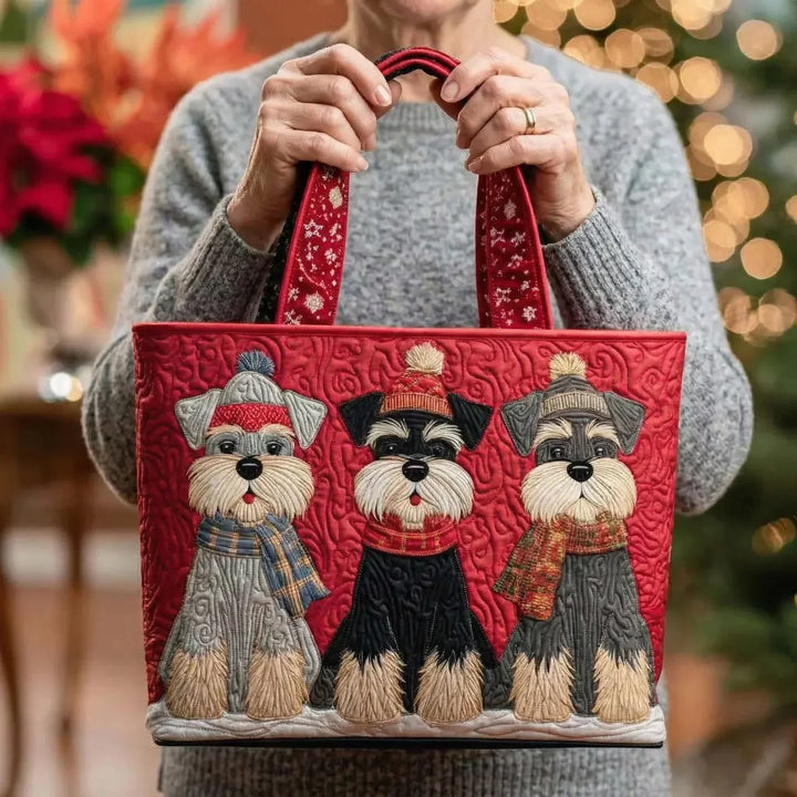 Trio Schnauzer Dog Handbag
